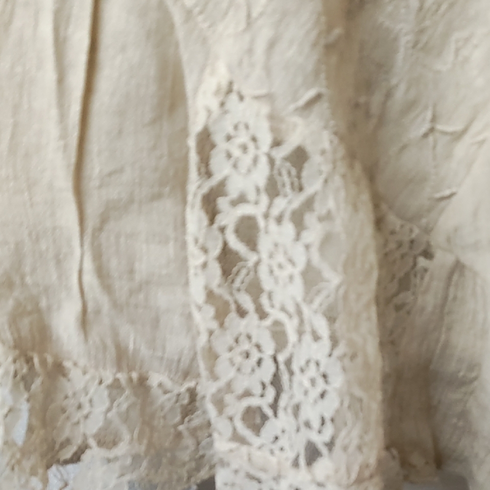 Krazy‎ Kat Cream Smocked Midi Skirt - Picture 2 of 11